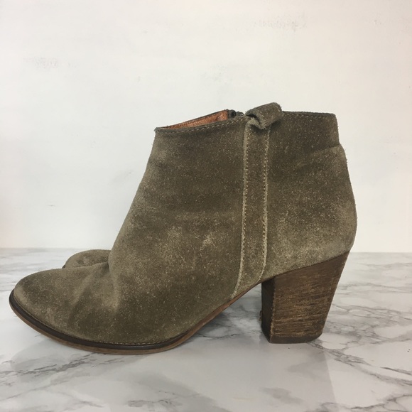 Madewell Billie Suede Heeled Ankle Boots - Picture 3 of 8